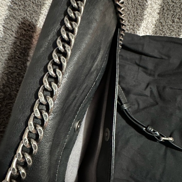 NWT Frye Ella Flap Shoulder Bag “Black” - Picture 13 of 13